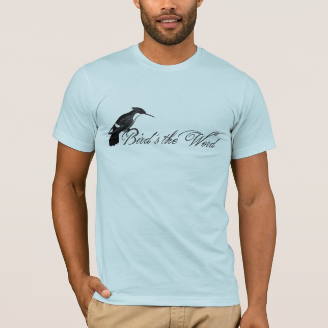 fåglar ord tee (Framsida)