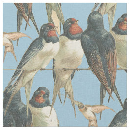 Fåglar på en binda tyg