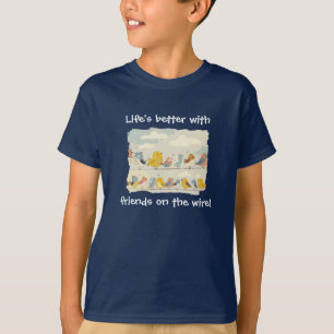 Fåglar På En Tråd T Shirt