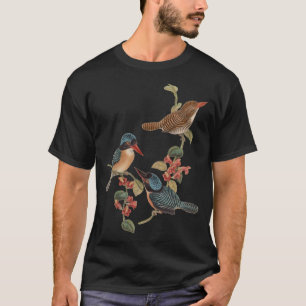 Fåglar på Gren Wildlife Nature Hummingbird Vintag T Shirt