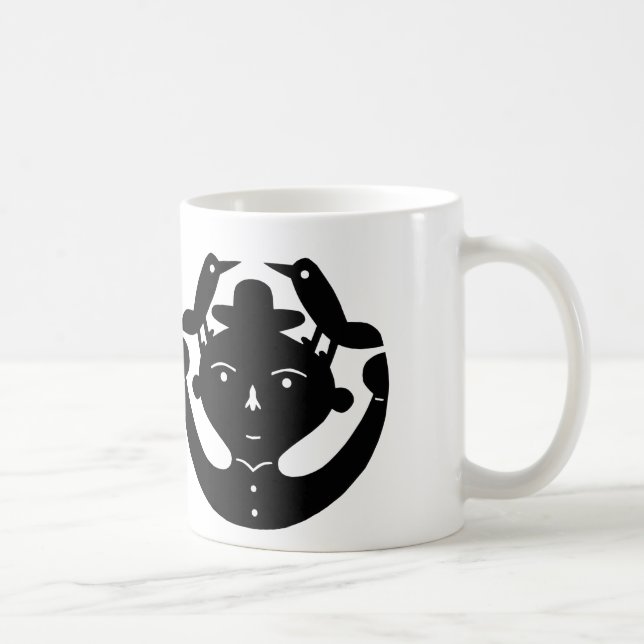 Fåglar på mitt huvud kaffemugg (Höger)