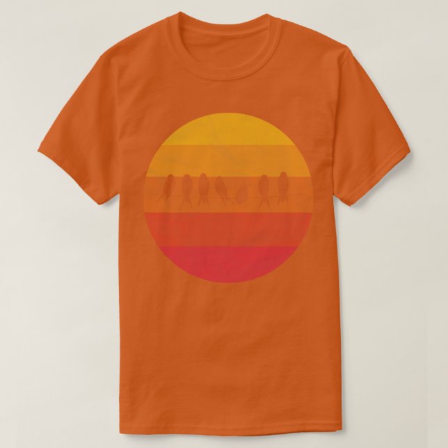 Fåglar på rep t shirt (Design framsida)