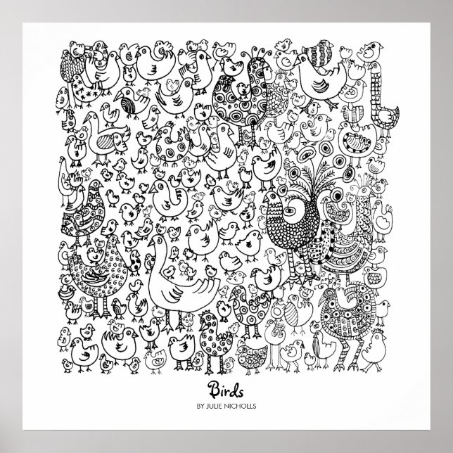 Fåglar Poster (Framsidan)