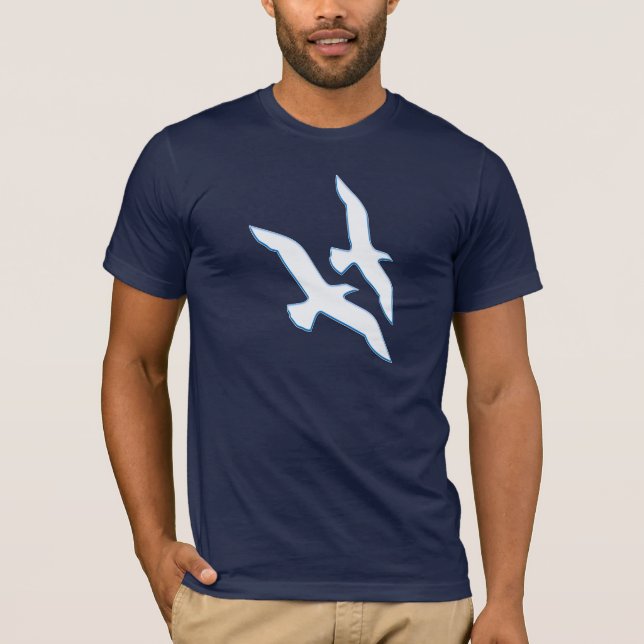 Fåglar som flyger tee (Framsida)