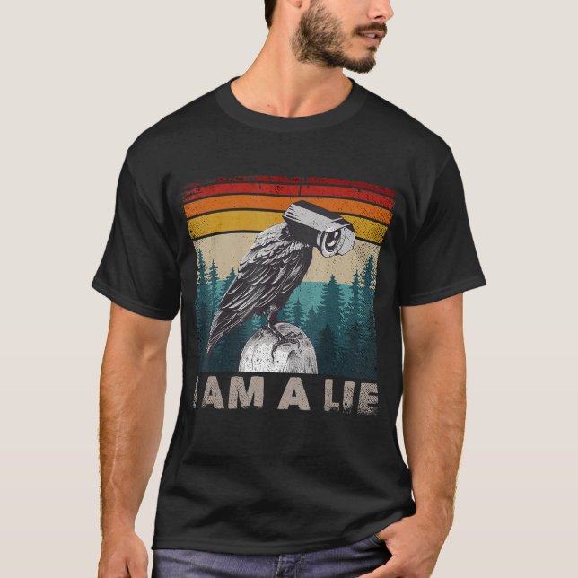 Fåglar som inte är riktiga Merch Bird MemSurveilla T Shirt (Framsida)