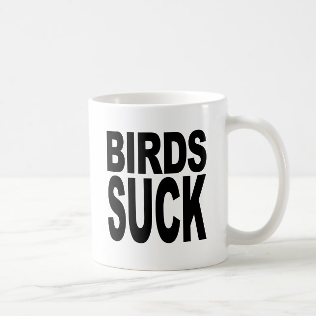 Fåglar suger kaffemugg (Höger)