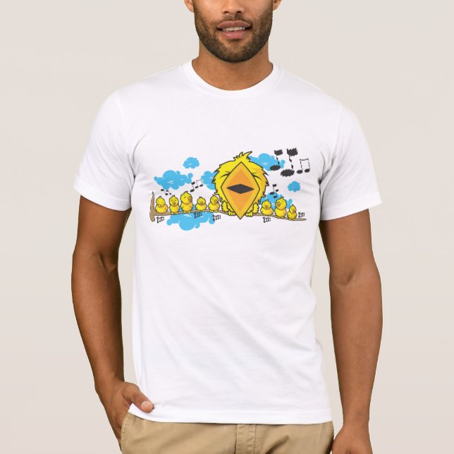 Fåglar Tee Shirt (Framsida)