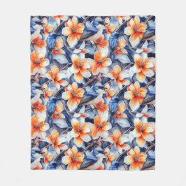 Fåglar till en fjäder fleecefilt