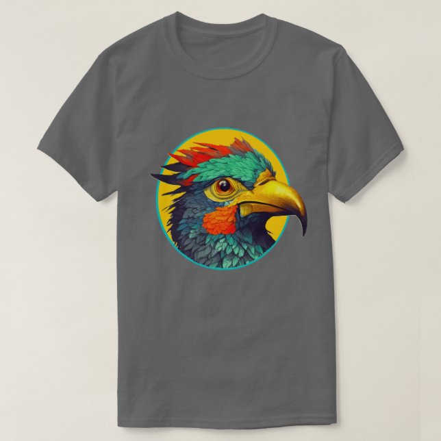 Fåglar till en fjäder t shirt (Design framsida)