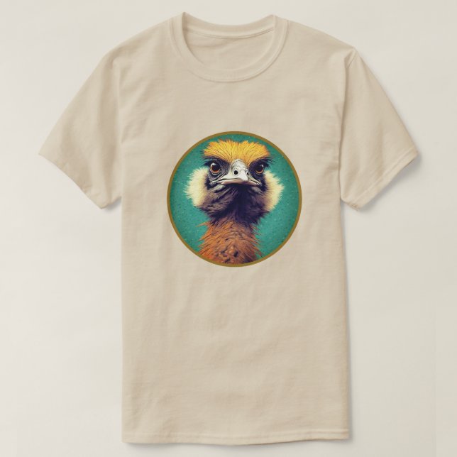 Fåglar till en fjäder t shirt (Design framsida)
