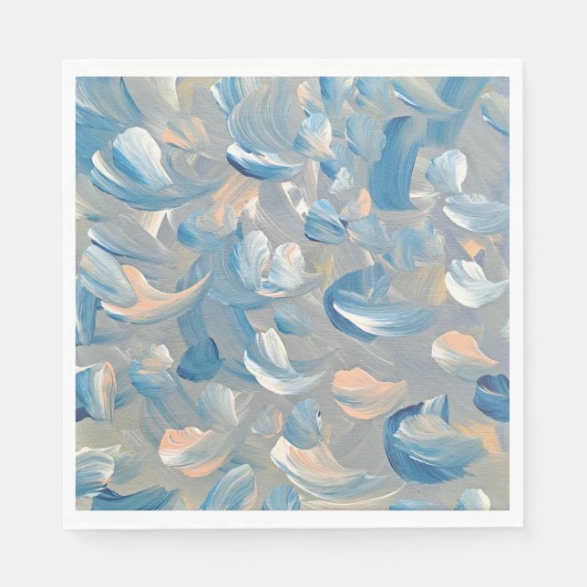 Fåglar till Fjäderfä Party Napkins Pappersservett (Framsidan)