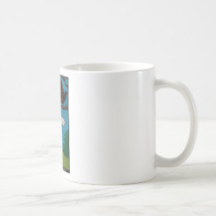 Fåglar Till Maskar Den dystra bägaren Roliga prese Kaffemugg