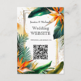 Fåglar till Paradise Bliss-webbplatskort Tilläggskort