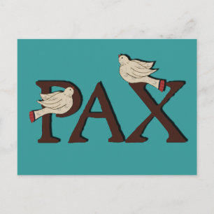 Fåglar till Pax-vykort (Peace) Vykort