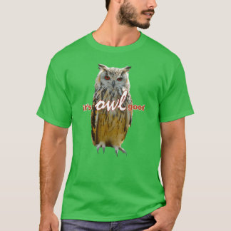 Fåglar Uggla vintage Memee-vän T Shirt