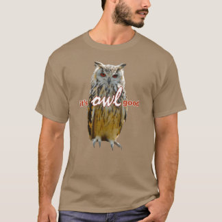 Fåglar Uggla, vintage T Shirt
