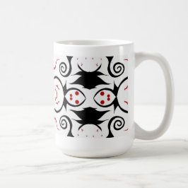 Fåglar under flygning v3 kaffemugg