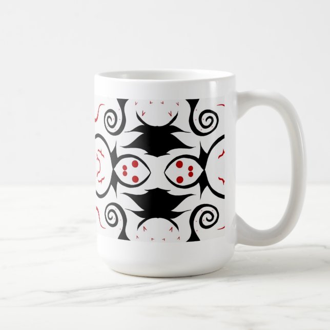 Fåglar under flygning v3 kaffemugg (Höger)