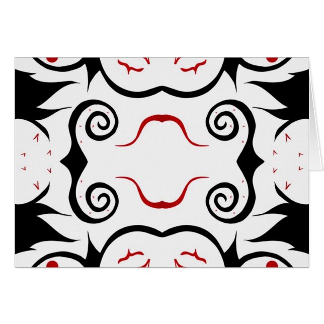 Fåglar under flygning v4 hälsningskort (Framsidan Horizontal)