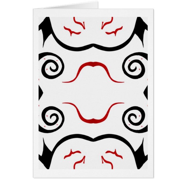 Fåglar under flygning v4 hälsningskort (Framsidan)