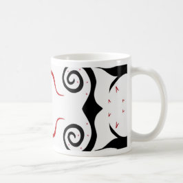 Fåglar under flygning v4 kaffemugg