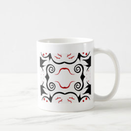 Fåglar under flygning v4 kaffemugg