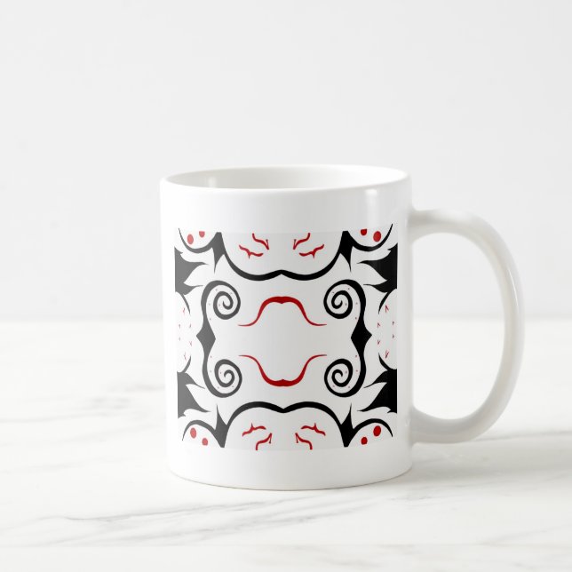 Fåglar under flygning v4 kaffemugg (Höger)