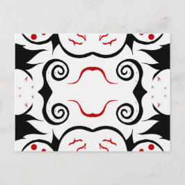 Fåglar under flygning v4 vykort