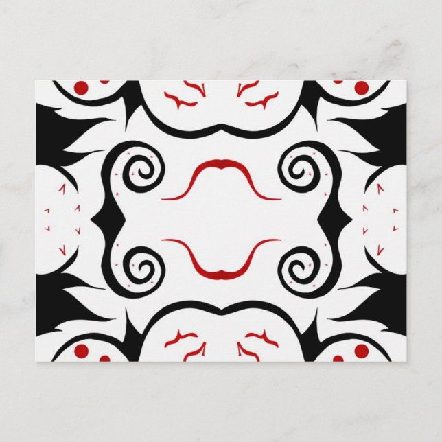 Fåglar under flygning v4 vykort (Framsida)