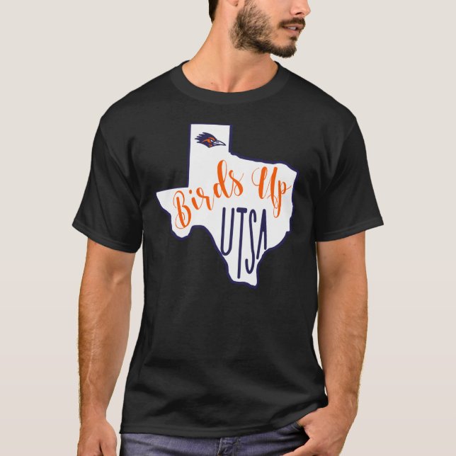 Fåglar upp UTSA  T Shirt (Framsida)