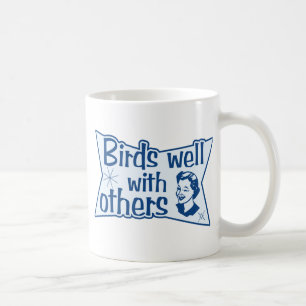 Fåglar väller fram med andra kaffemugg