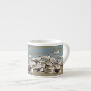 Fåglar vid Beach Espresso Mugg Espressomugg