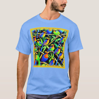 Fåglar vid målning Köp nu roligt T Shirt
