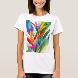 Fåglar vid Paradise T-Shirt: En symbol för Kärlek T Shirt