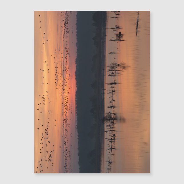 Fåglar vid soluppgång (Framsida)