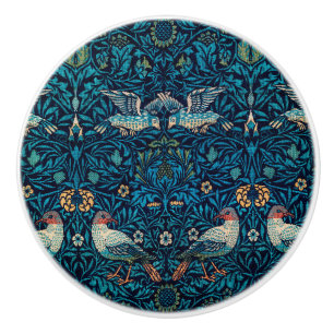 Fåglar (Vintage Blommönster) (av William Morris) Knopp