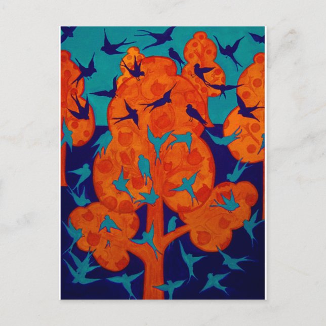 Fåglar Vykort (Framsida)