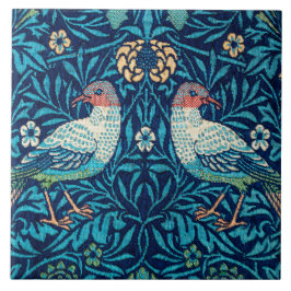 Fåglar, William Morris Kakelplatta