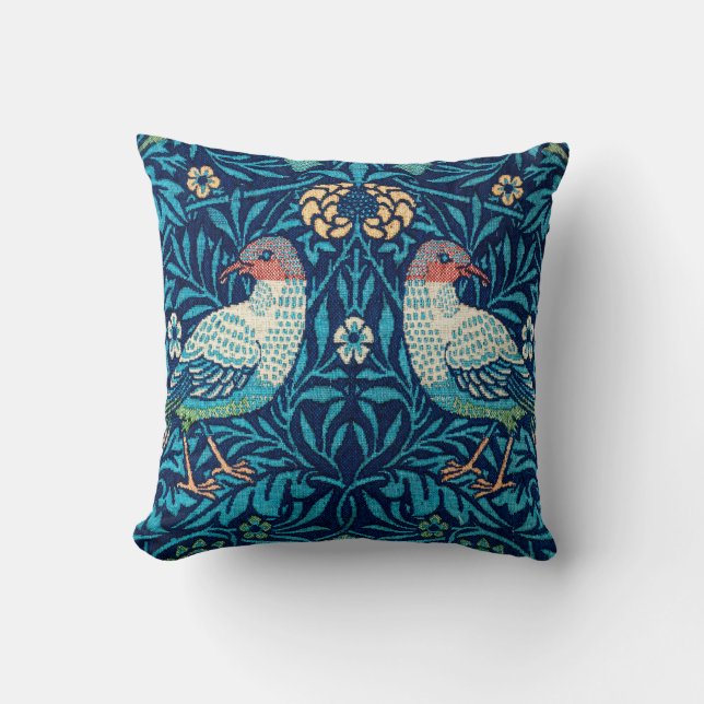Fåglar, William Morris Kudde (Framsida)