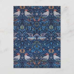 Fåglar, William Morris Vykort