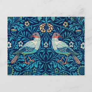 Fåglar, William Morris Vykort