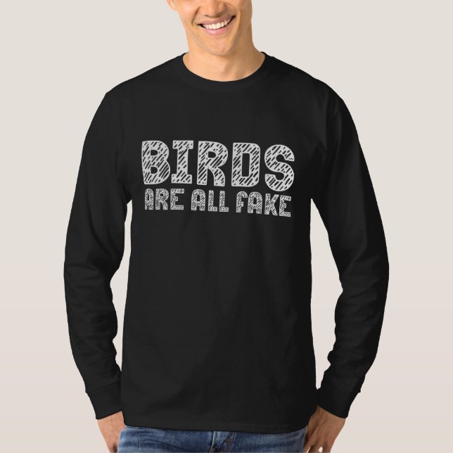 Fåglarna är alla t shirt (Framsida)