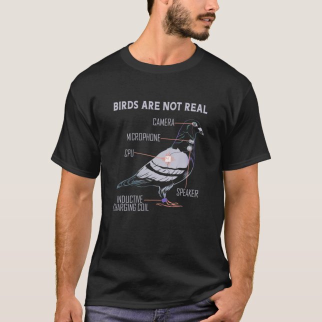 Fåglarna är inte reella - en ynklig Anatomie av en T Shirt (Framsida)