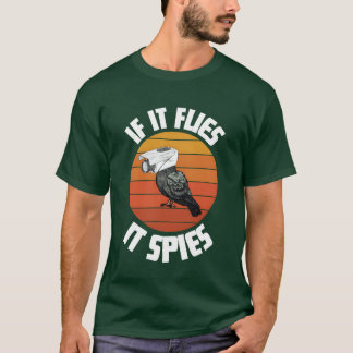 Fåglarna är inte reella om de flyger och sprider o t shirt