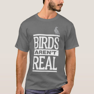 Fåglarna är inte riktiga Pigeon Poop Funny som säg T Shirt