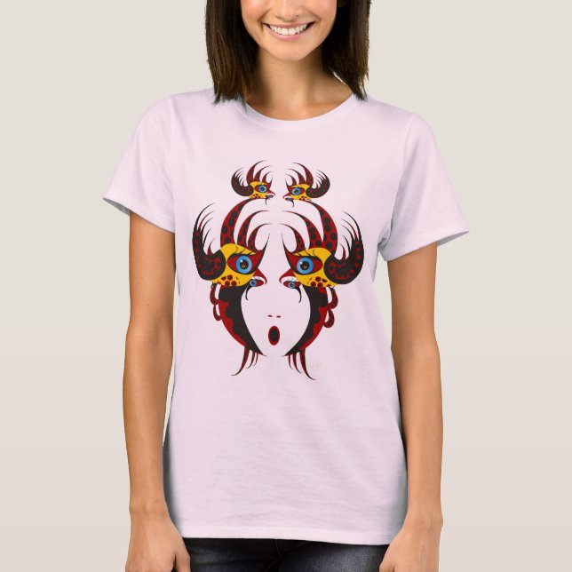 Fåglarna Dam T Shirt (Framsida)