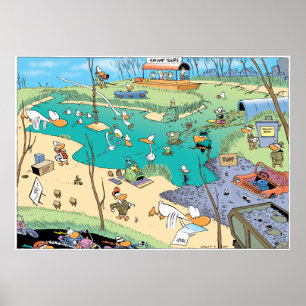 Fåglarna i Öga Poster