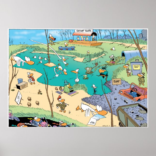 Fåglarna i Öga Poster (Framsidan)