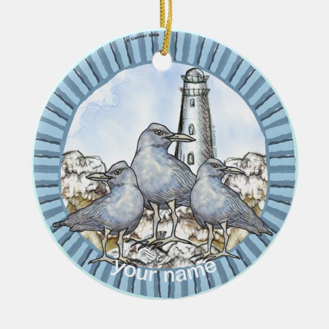 Fåglarnas Guide fyr Ornament (Framsidan)