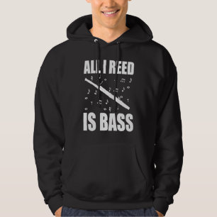 Fagott Allt jag behöver är bas Hoodie